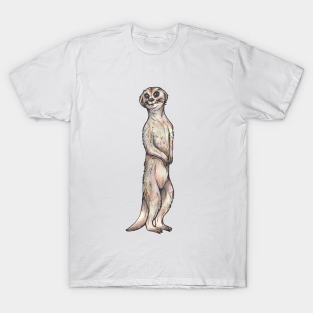 Meerkat T-Shirt by Rose Rivers